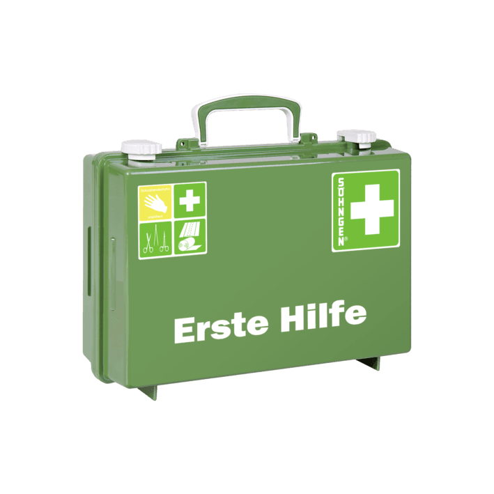 Erste Hilfe-Koffer SN-CD grün Füllung Ö Norm Z1020-1, 0390140 - Notemed Medizintechnik 