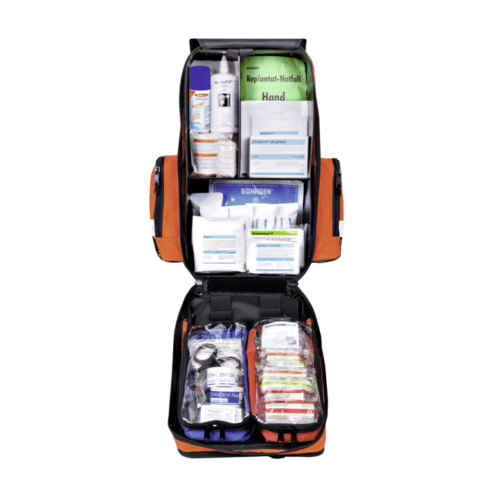 Söhngen OCTETT-Erste-Hilfe im Betrieb Rucksack gefüllt, Erste-Hilfe Rucksack, Rettungsrucksack, Sanitätsrucksack, 0406322 - Notemed Medizintechnik 