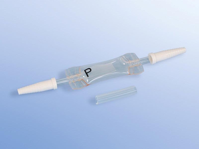 Heimlichventil mit 4 cm Silikonschlauch 6 x 9 mm, 0440010004 - Notemed Medizintechnik 