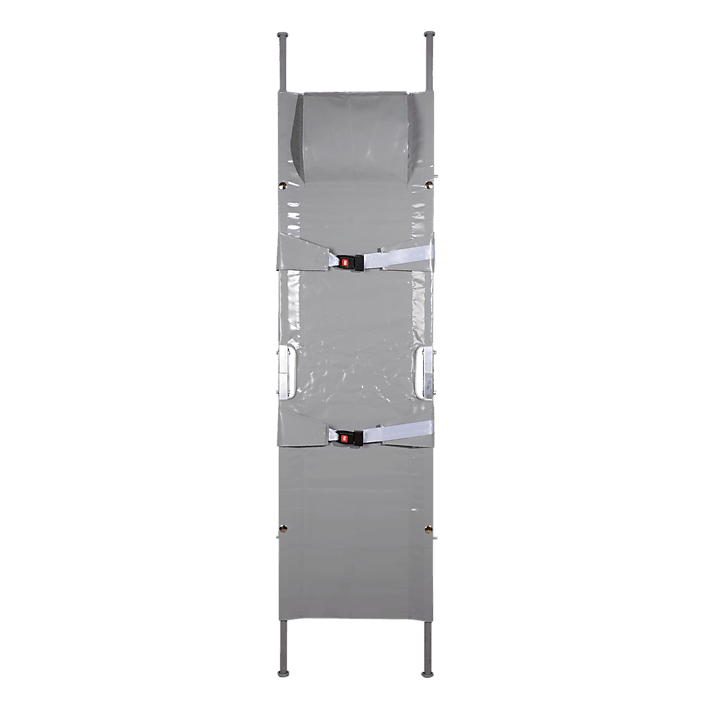 Krankentrage K 2 x klappbar Chemiefasergewebe 4 Rollenfüße, 0601077 - Notemed Medizintechnik 