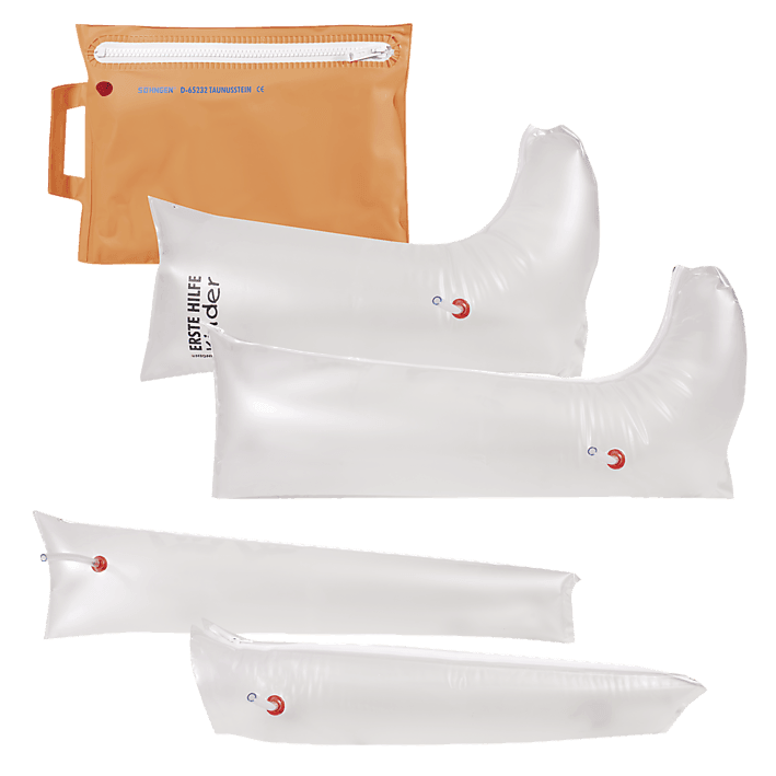 PneuPlast Aufblasbare Schiene PVC 5-teiliger Satz, 0604010 - Notemed Medizintechnik 