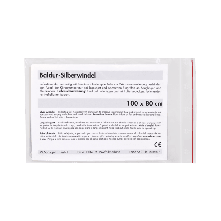 Baldur-Silberwindel 1 m x 80 cm, 0703002 - Notemed Medizintechnik 