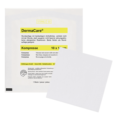 DermaCare® Kompresse einzeln 10 x 10 cm / 10 x 15 cm / 20 x 20 cm Söhngen