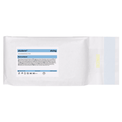 aluderm® aluleg, Beinverband, gebrauchsfertige aluderm® Spezialverbände mit Klettband-Schnellfixierung, 1003219 - Notemed Medizintechnik 
