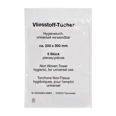 Vliestücher, Tücher, 200 x 300 mm à 5, 10, 50 Stück, 1005005, 1005006, 1005007 Söhngen