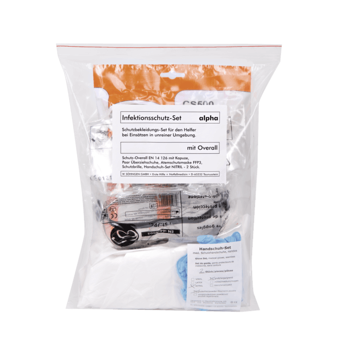 Einmalschutzanzug, Schutz-Set alpha, 1005292 - Notemed Medizintechnik 