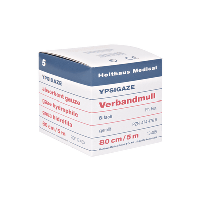 YPSIGAZE Verbandmull 5m x 80cm gerollt - Notemed Medizintechnik 