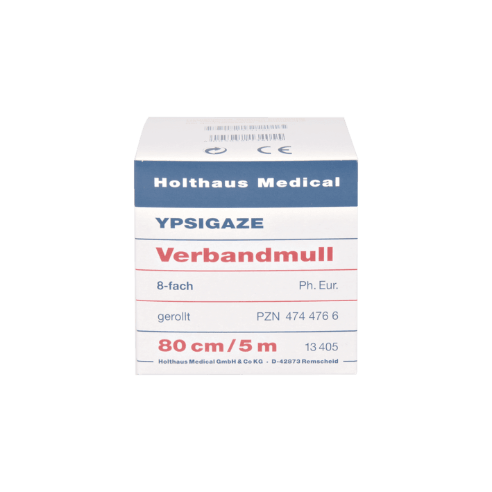 YPSIGAZE Verbandmull 5m x 80cm gerollt - Notemed Medizintechnik 