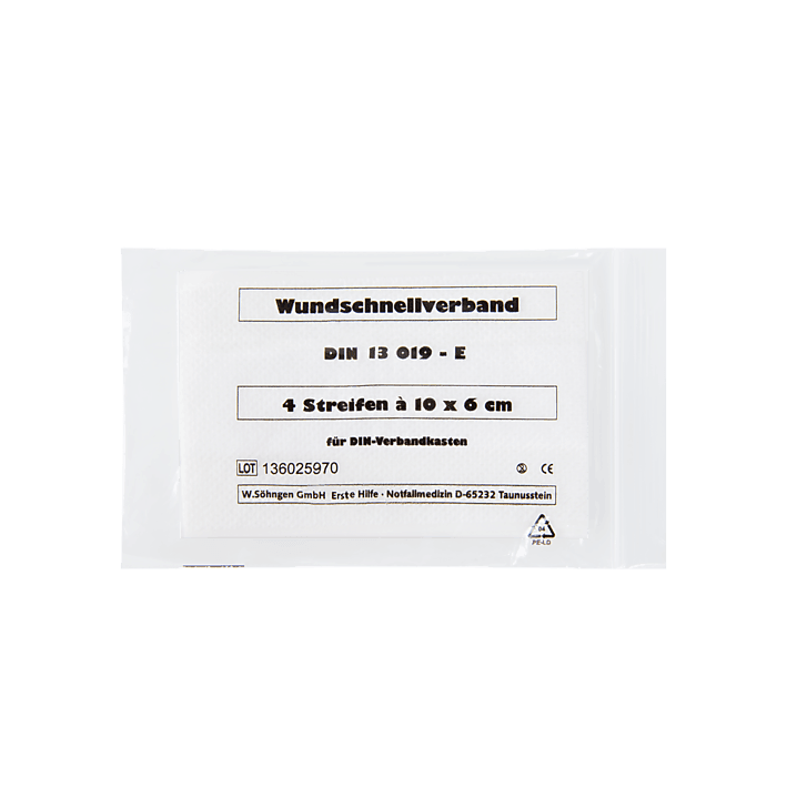 Pflaster-Schnellverband-Set 40 x 6 cm SO, 1008191 - Notemed Medizintechnik 