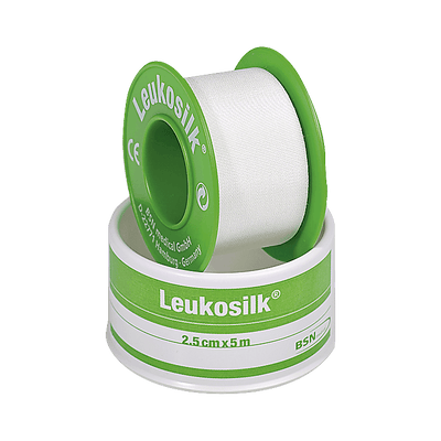 BSN Leukosilk 5 m x 1,25 cm, 5 m x 2,50 cm Söhngen