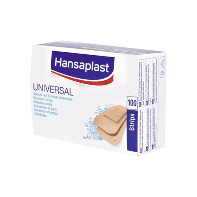 Hansaplast UNIVERSAL Strips 3,0 x 7,2 cm 100 Stück - Notemed Medizintechnik 