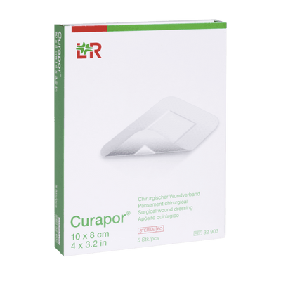 Curapor Sterilverband á 5 Stück 100 x 80 mm - Notemed Medizintechnik 