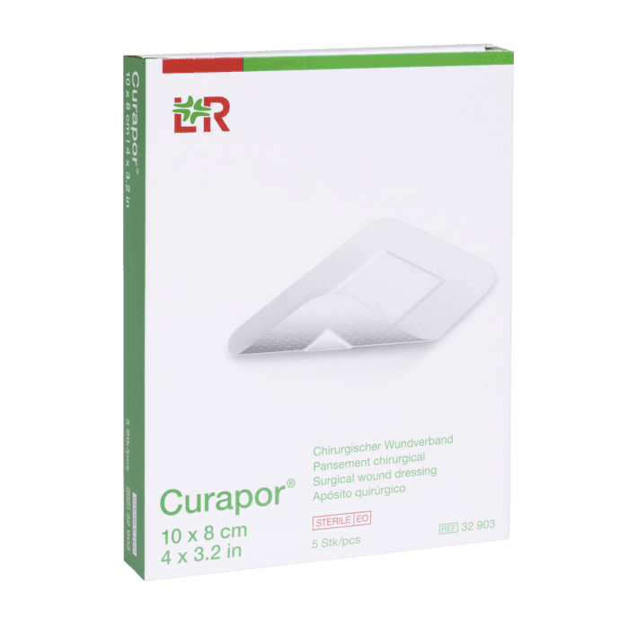 Curapor Sterilverband á 5 Stück 100 x 80 mm - Notemed Medizintechnik 
