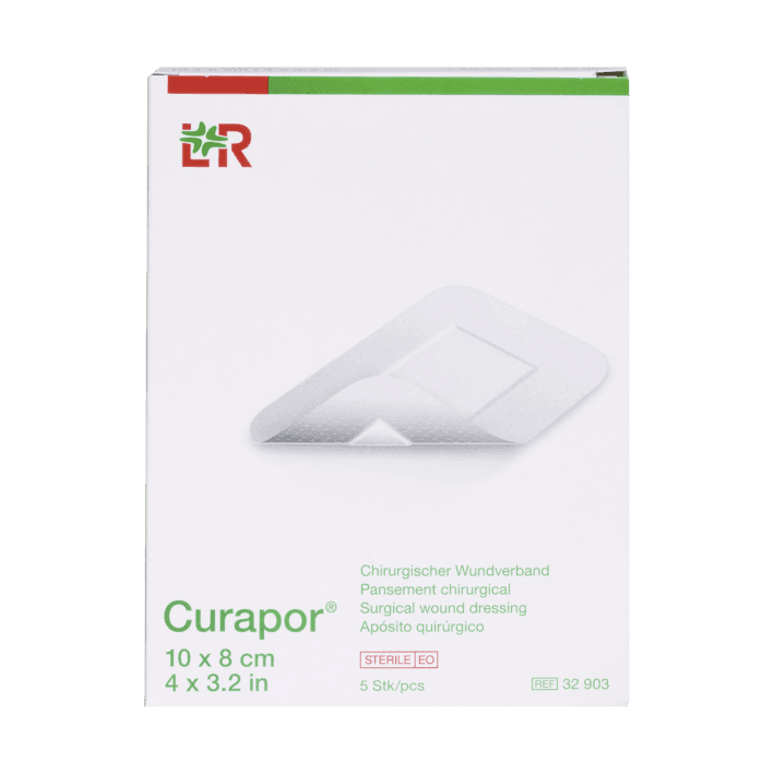 Curapor Sterilverband á 5 Stück 100 x 80 mm - Notemed Medizintechnik 