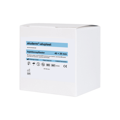 aluderm®-aluplast Injektionspflaster in Spenderbox 200 Stk, 1009360 - Notemed Medizintechnik 