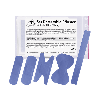 Detectables Pflasterset für Erste-Hilfe-Füllung, 1009987 - Notemed Medizintechnik 