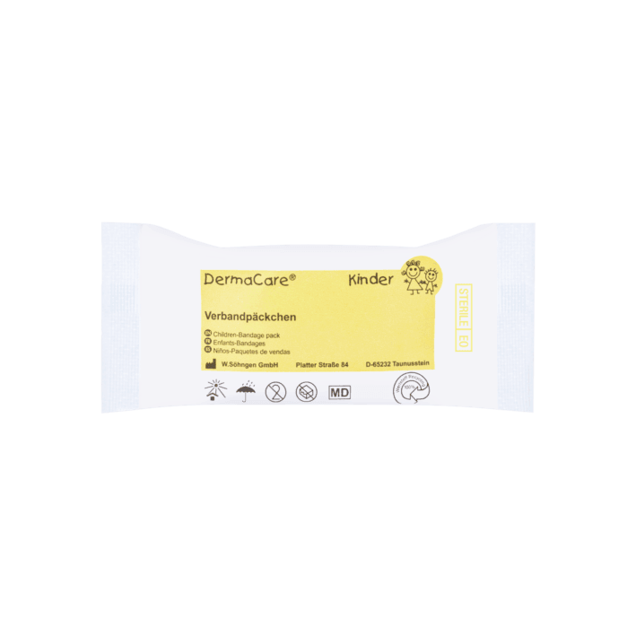 DermaCare® Kinder Verbandpäckchen klein, mittel oder groß - Notemed Medizintechnik 