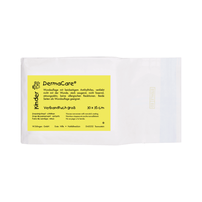 DermaCare® Kinder Verbandtuch 25 x 30 cm oder 30 x 35 cm - Notemed Medizintechnik 