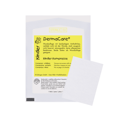 DermaCare® Kinder Kompresse 4 x 6 cm, 6 x 6 cm oder 8 x 6 cm - Notemed Medizintechnik 