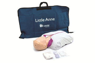 Little Anne AED neu ittle Anne AED Manikin, Tragetasche/Trainingsmatte,Manikin Gesichtsteile,Luftwege, Manikin Wipes, Jacke,122-01050 Laerdal