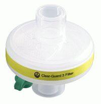 Clear Guard 3, Bakterien / Virenfilter, Luer, CO2-Port, mit Gänsegurgel, Tubus- Verlängerung, abgewinkelt, Beatmungsfiltern, die Patient - Notemed Medizintechnik 
