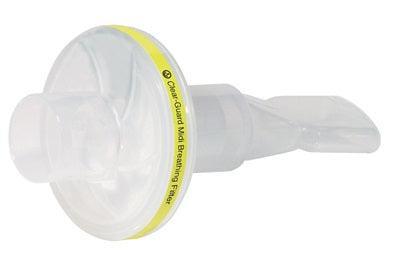 Clear Guard MIDI Filter, CO2-Port, mit Gänsegurgel, Superset, gerade, mit Mundstück, Tubusverlängerung/Winkel, ohne Luer Port, Clear-Guard Midi - Notemed Medizintechnik 