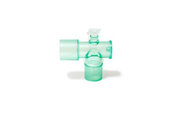 Winkeladapter, Winkeladaptern mit einer Vielzahl von Ports für diverse Anwendungen, Flip Top Cap mit 7.6mm Port - Zur Konnektion aller Standard 7.6mm - Notemed Medizintechnik 