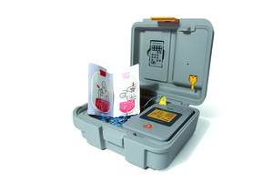AED TRAINER 3, Kinderschlüssel mit Kette, Tragetasche, Training Pads, Verbindungskabel, Externer Manikin Adapter, 198-00150 Laerdal