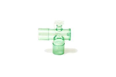 Winkeladapter, Winkeladaptern mit einer Vielzahl von Ports für diverse Anwendungen, Flip Top Cap mit 7.6mm Port - Zur Konnektion aller Standard 7.6mm - Notemed Medizintechnik 