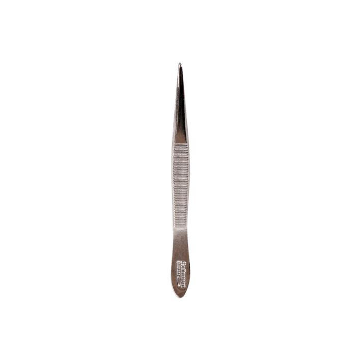 Pinzette vernickelt spitz 8 cm ohne CE, 2002110 - Notemed Medizintechnik 
