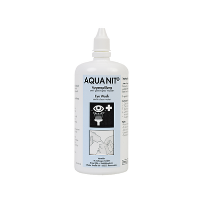 AQUA NIT® Augenspülung mit 250 ml Sterilwasser, Augenspülflasche, 2010008 Söhngen