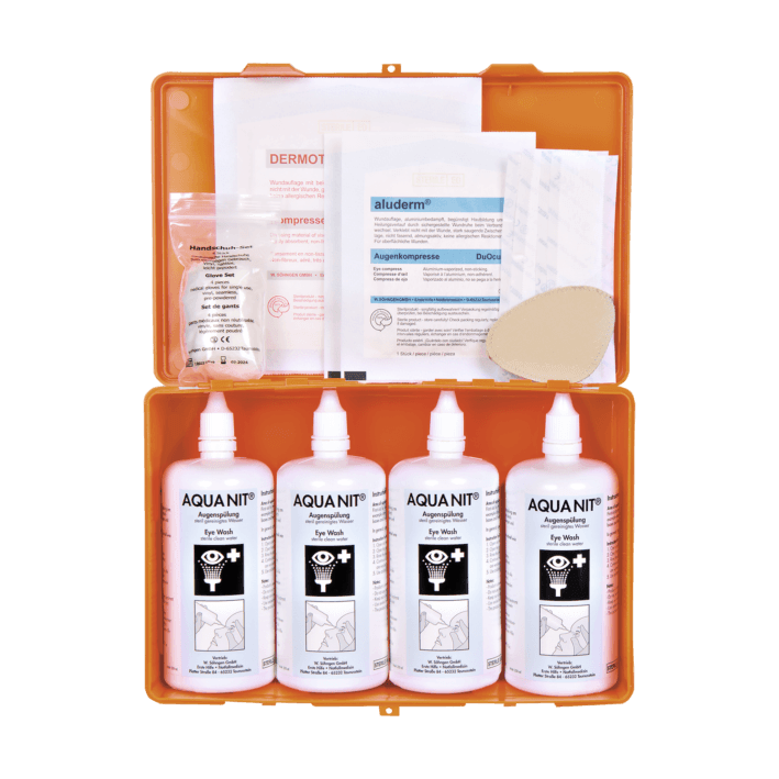 AQUA NIT® -Box 4 x 250 ml Augenspülung, Augenspülflasche, 2010009 - Notemed Medizintechnik 