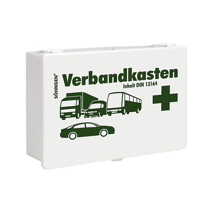 KFZ-Verbandkasten ST weiß mit Füllung Standard DIN 13164, 3004001 - Notemed Medizintechnik 