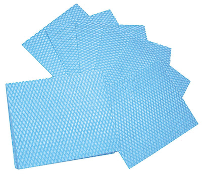 Mehrzwecktücher 32x38 cm, Polyester/Viskose, blau/weiß, 3539 - Notemed Medizintechnik 