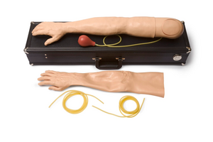 Arterien-Punktionsarm-Trainingsset, Männerarm mit infundierbaren Arterien, Übung von Punktionen und der Blutgas-Analyse entwickelt, 375-80001 Laerdal