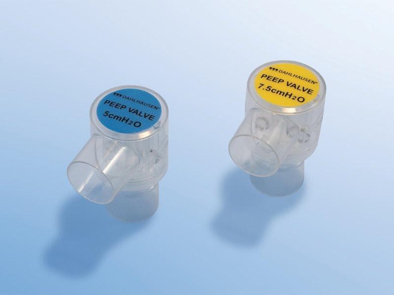 PEEP-Ventil 5,0, 7,5, 10,0 cm Anschluss 30mm - Notemed Medizintechnik 