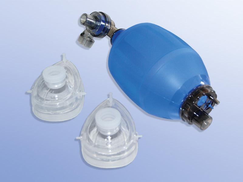 Beatmungsbeutel aus Silikon für Erwachsene inkl. Maske Gr. 4 und Gr. 5, PZN 3655575, 5150000300 - Notemed Medizintechnik 