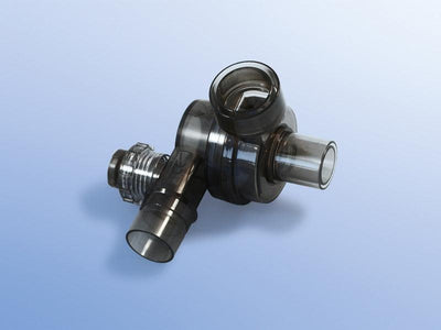 Patientenventil mit integriertem PEEP-Ventil Adapter und Pop-Off Ventil, 5150000404 - Notemed Medizintechnik 