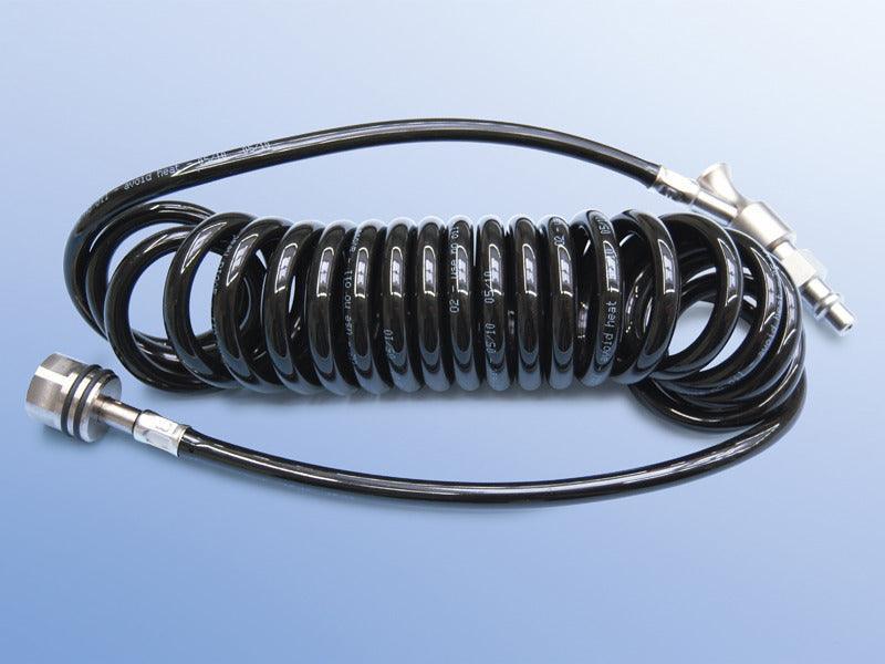 Sauerstoff- Spiralschlauch 3 m ZVG x 1 - M 12, 5150002130 - Notemed Medizintechnik 