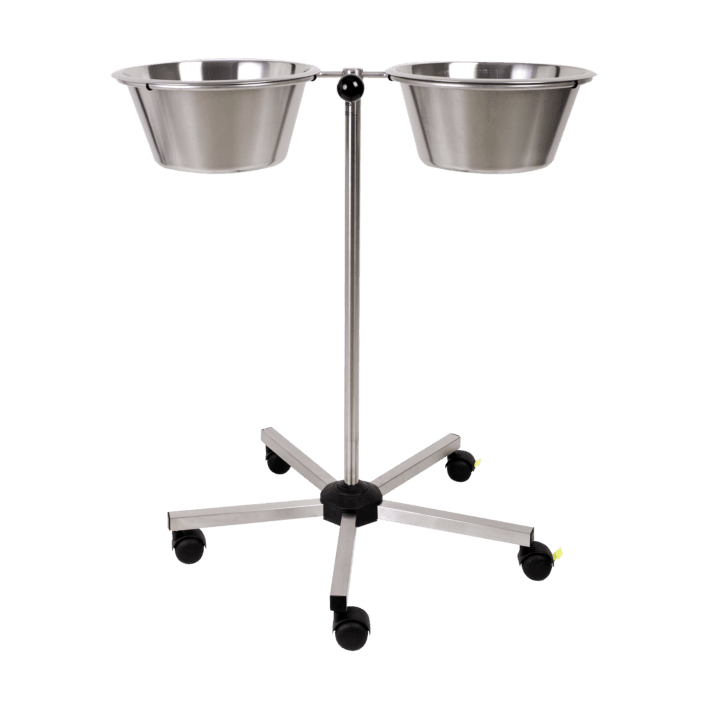Waschschalenständer mit 2 Schalen, 6001008 - Notemed Medizintechnik 