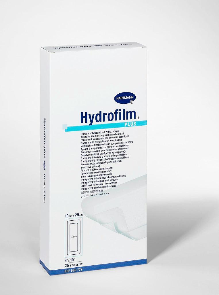Hydrofilm Plus steril, 5 x7,2cm, 9 x 10 cm, 9 x 15 cm, 10 x 12 cm, 10 x 20 cm, 10 x 25 cm, 10 x 30 cm, Transparentverband, Pflaster, Wundschnellverband, Wundpflaster, 685770, 685771, 685772, 685773, 685774, 685775, 685776, 685777, 685778, 685779, 685780 - Notemed Medizintechnik 