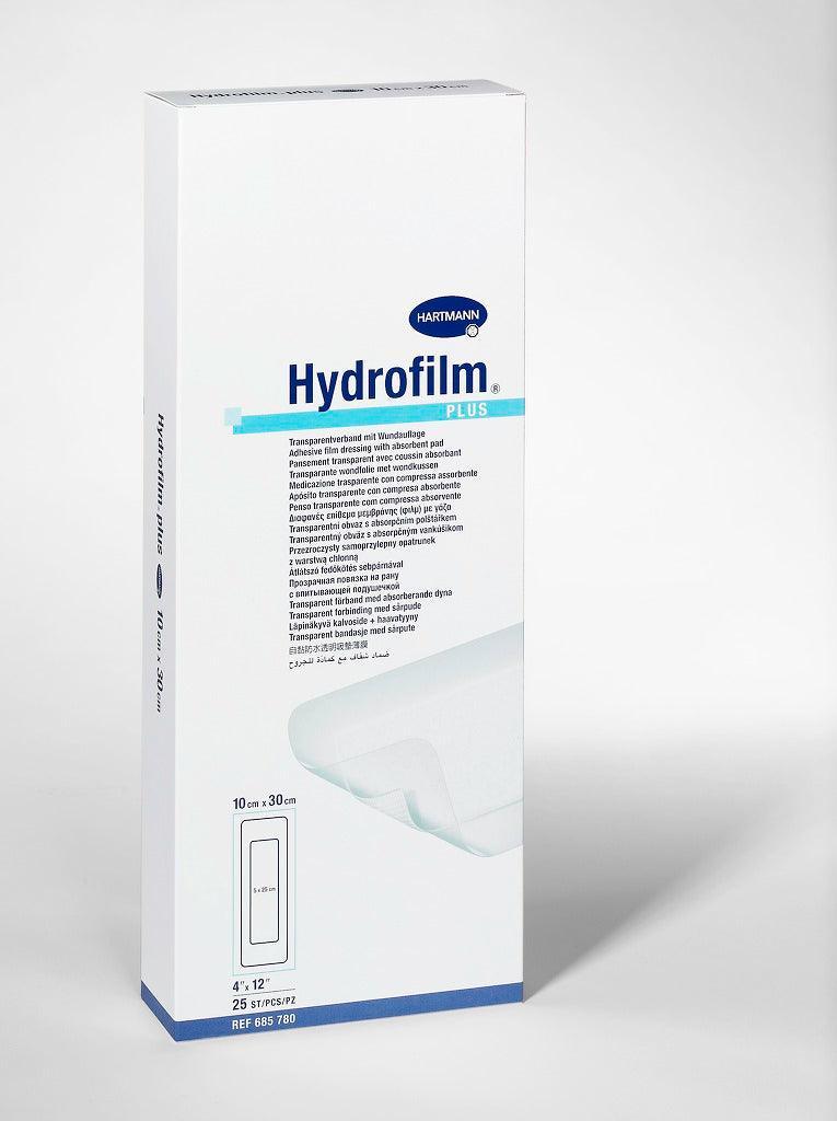 Hydrofilm Plus steril, 5 x7,2cm, 9 x 10 cm, 9 x 15 cm, 10 x 12 cm, 10 x 20 cm, 10 x 25 cm, 10 x 30 cm, Transparentverband, Pflaster, Wundschnellverband, Wundpflaster, 685770, 685771, 685772, 685773, 685774, 685775, 685776, 685777, 685778, 685779, 685780 - Notemed Medizintechnik 