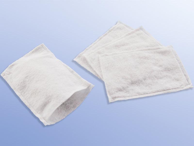 Waschhandschuh, Einmal-Waschhandschuhe, Weiss Flauschvlies ohne Beschichtung, VE = 50 Stück, PZN 3810857, 7599000001 - Notemed Medizintechnik 