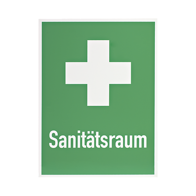 Rettungszeichen Sanitätsraum+Kreuz, 8001032 Söhngen