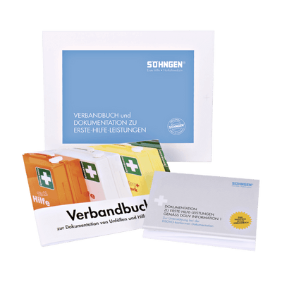 Set Dokumentation zu Erste Hilfe Leistungen, 8001046 - Notemed Medizintechnik 