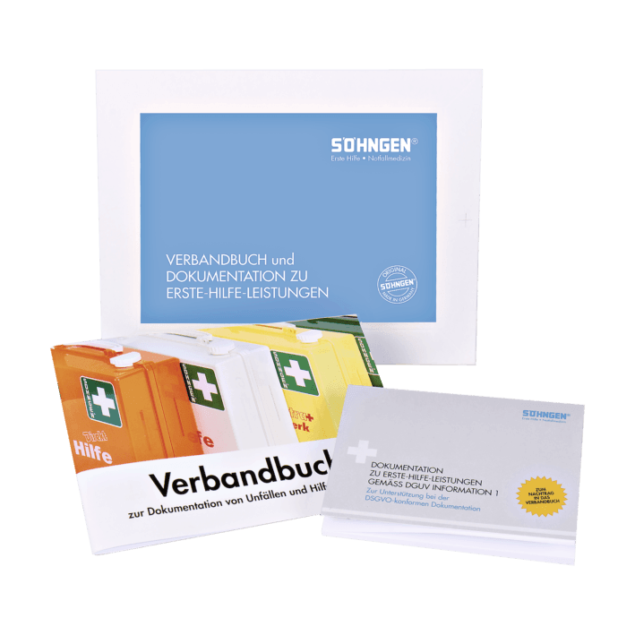 Set Dokumentation zu Erste Hilfe Leistungen, 8001046 - Notemed Medizintechnik 