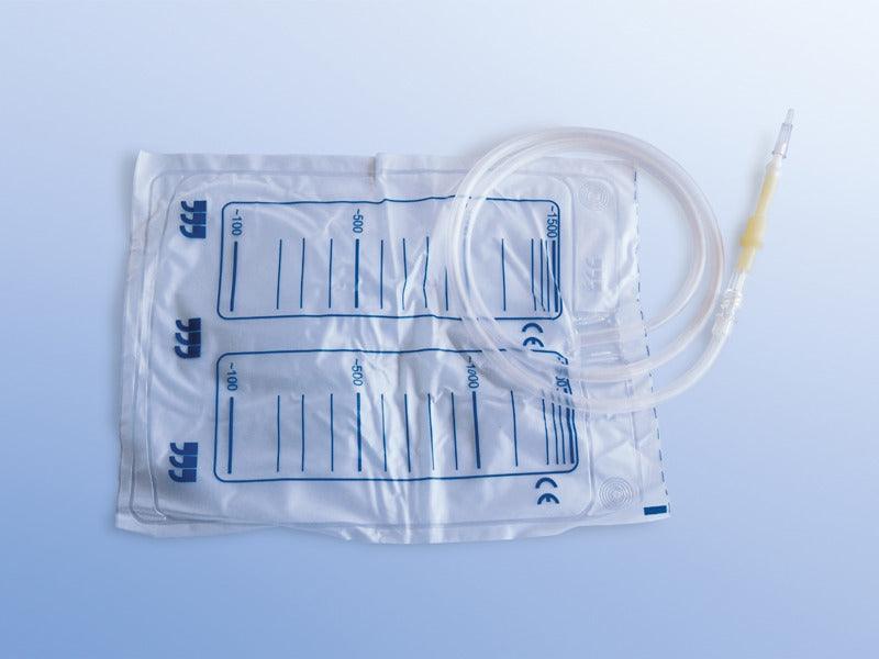Sekretbeutel Universal / 1,5 Liter / 80 cm Schlauch, PZN 7486626, 9400000001 - Notemed Medizintechnik 