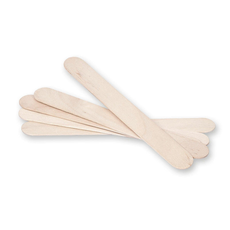 Holzmundspatel, 150 x 18 mm, SPLITTERFREIER SPATEL FÜR UNTERSUCHUNGEN UND ZUM AUFTRAGEN VON SALBEN, steril, unsteril, 9665, 9802 - Notemed Medizintechnik 