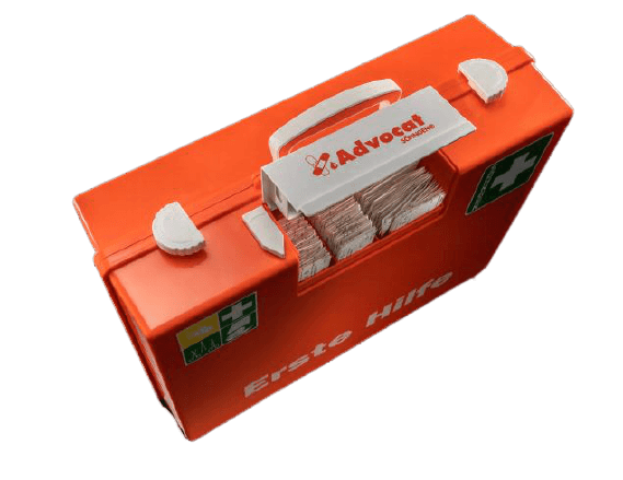 Erste Hilfe Advocat Metallverarbeitung, orange, 0367002 - Notemed Medizintechnik 