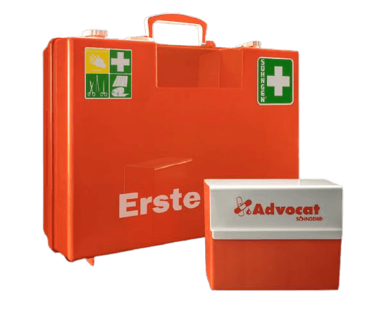 Erste Hilfe Advocat Metallverarbeitung, orange, 0367002 - Notemed Medizintechnik 